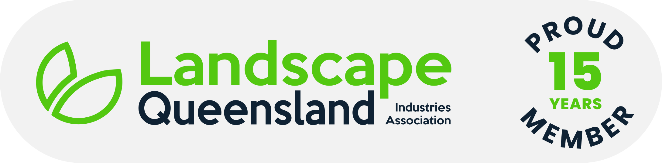 Landscape Queensland 15 year member badge