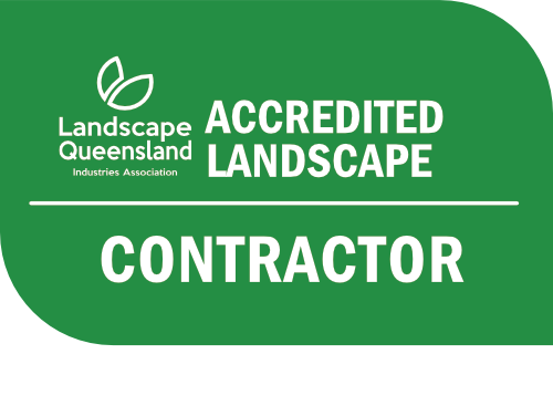 Landscape Queensland Accredited Landscape Contractor badge